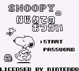 Snoopy no Hajimete no Otsukai (Japan) (SGB Enhanced)